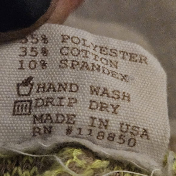 UNDREST By The Sea Lime Green With Vertical Grey Stripe Low Waist Shorts - Picture 7 of 7